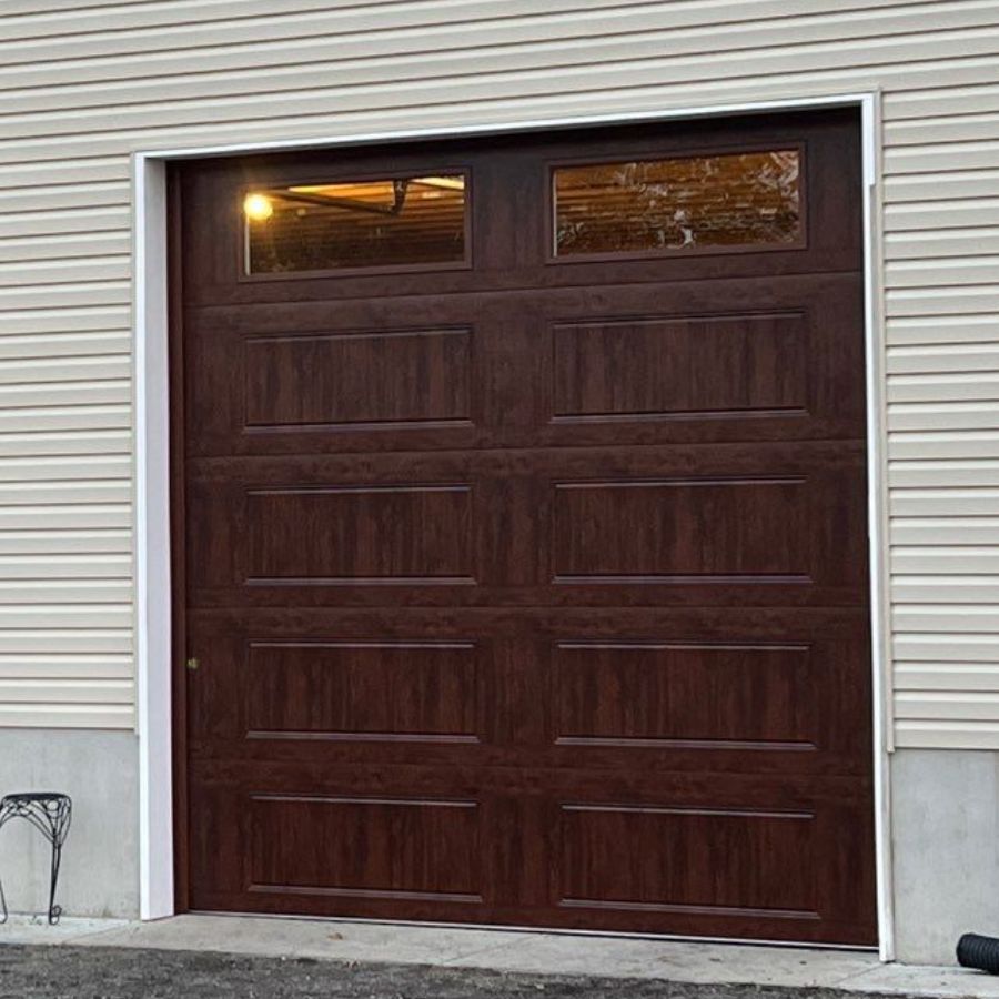 Often, we find that a unique, custom-designed garage door can drastically enhance the aesthetic appeal of a home.