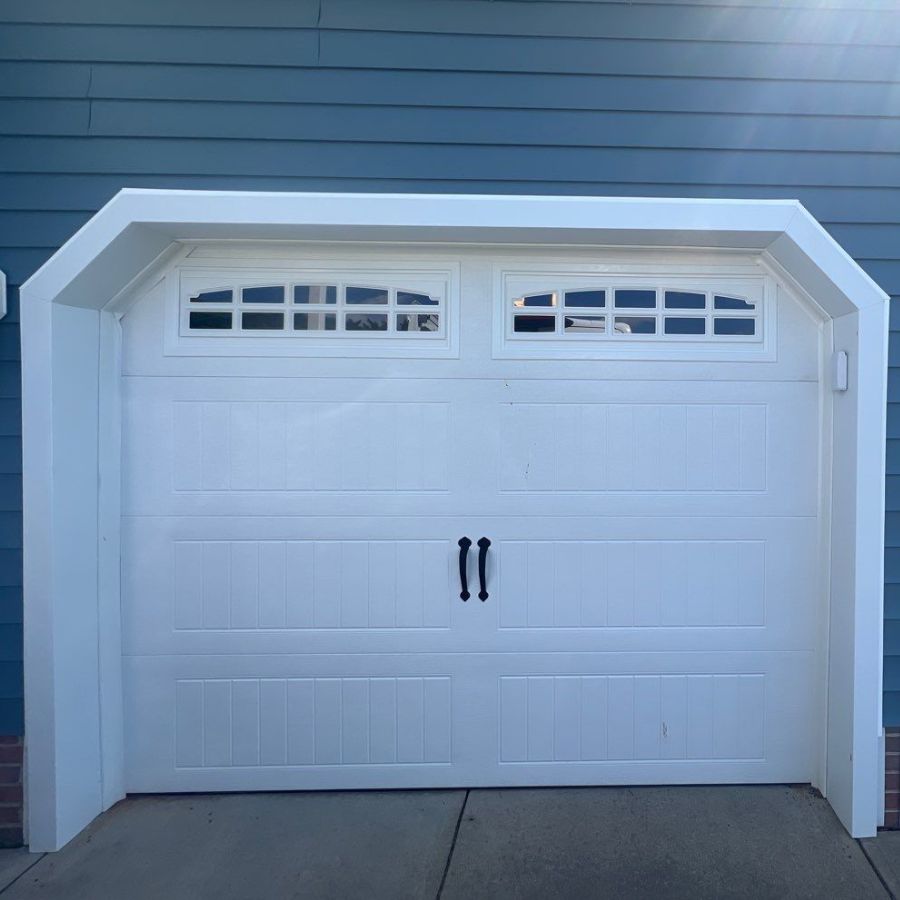 Creating a unique exterior statement with a custom garage door design has never been easier.