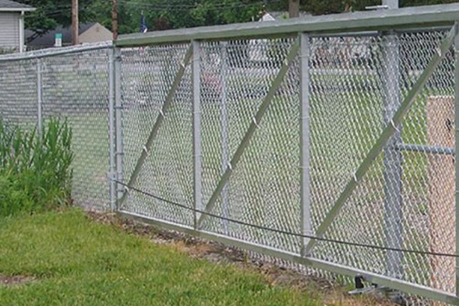 Alongside our customizable chain link security doors, we also offer seamless integration with your existing security systems.